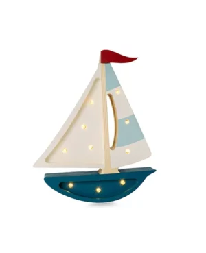 Lampe voilier bleu
