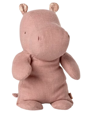 Doudou hippopotame fuschia