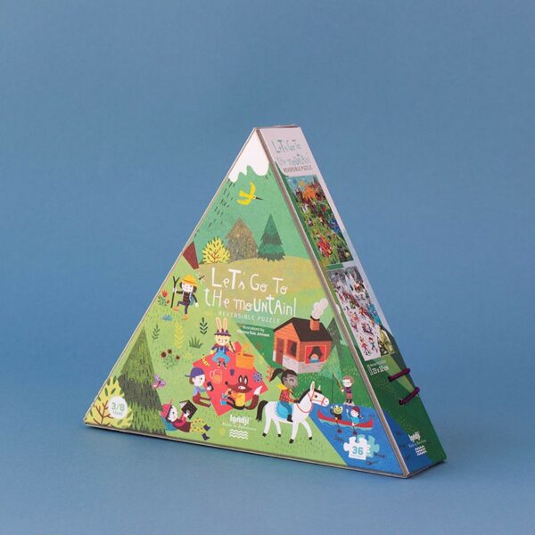 Puzzle réversible "A la montagne" 36 pièces