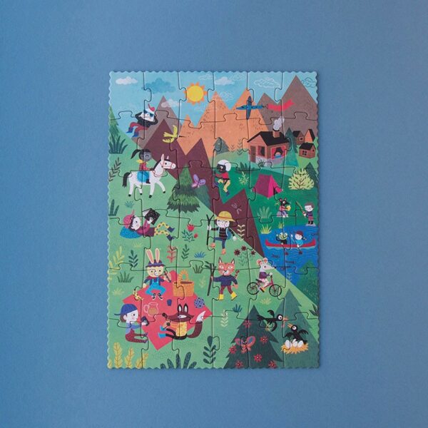 Puzzle réversible "A la montagne" 36 pièces – Image 2