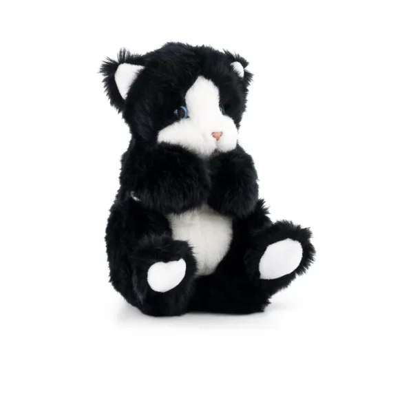 Mon chat Gustave 25cm - Noir et blanc – Image 2