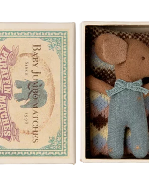 Bébé souris endormi - Bleu