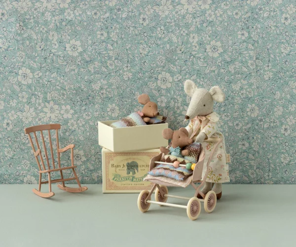 Bébé souris endormi - Bleu – Image 3