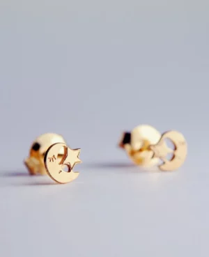 Boucles d'oreilles Moon kiss Adorabili