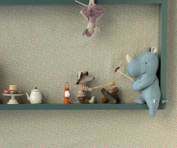 Doudou rhinocéros bleu sable – Image 2