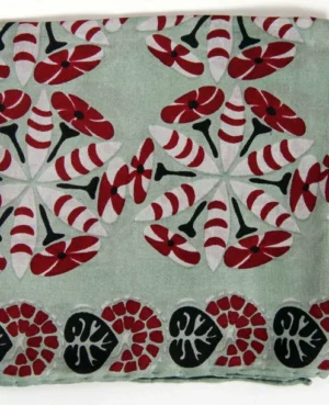 Mini foulard en soie Idole kaki