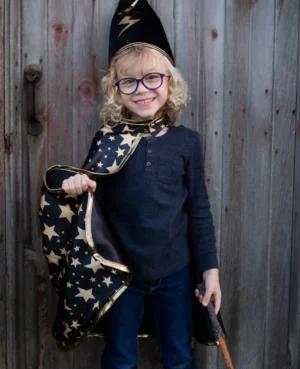 Cape réversible de sorcier ou sorcière