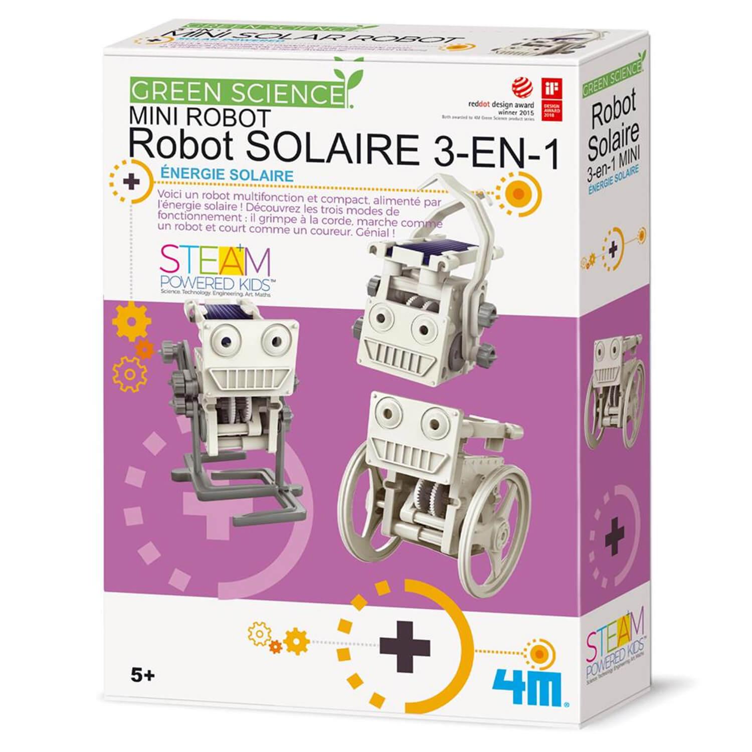 Mini robot solaire à construire