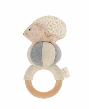 Hochet hérisson Henny - bleu