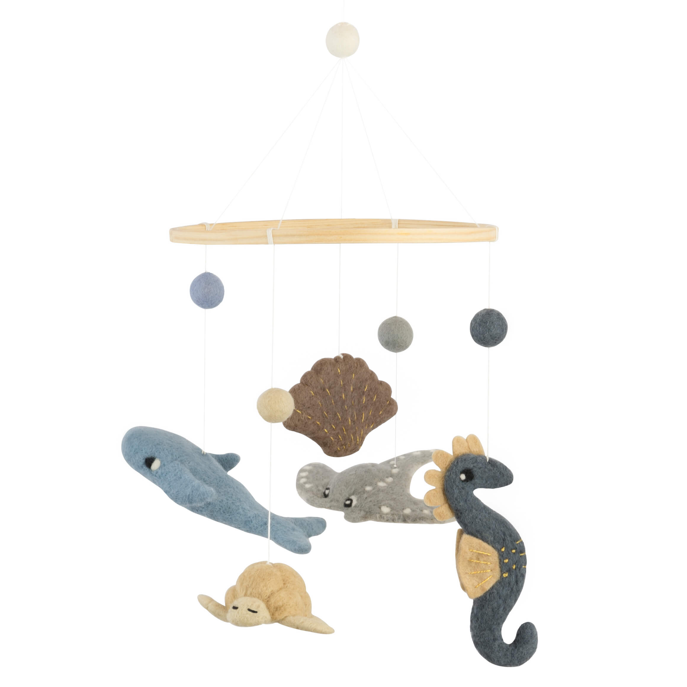Mobile en feutre - Mer – Image 2