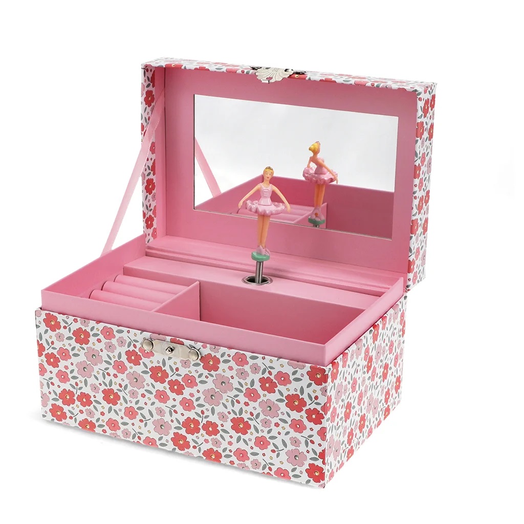 Boîte à bijoux musicale - Tilde rose – Image 2