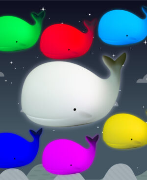 Veilleuse baleine rechargeable