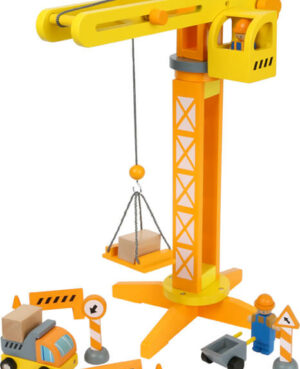 Grue en bois avec accessoires - Small Foot