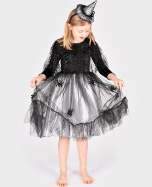Robe de sorcière avec accessoire 4-6 ans