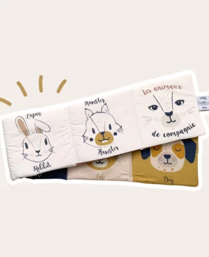 Livre d'éveil en tissu - Animaux de compagnie