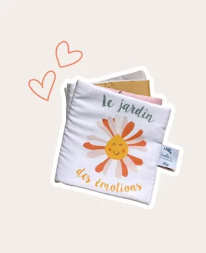 Livre d'éveil en tissu - Jardin des émotions
