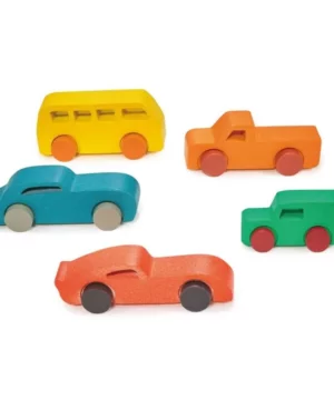 Premières voitures en bois