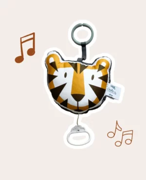Mini coussin musical tigre - Le tourbillon de la vie