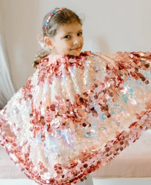 Cape à sequins "5th avenue" 4-6 ans