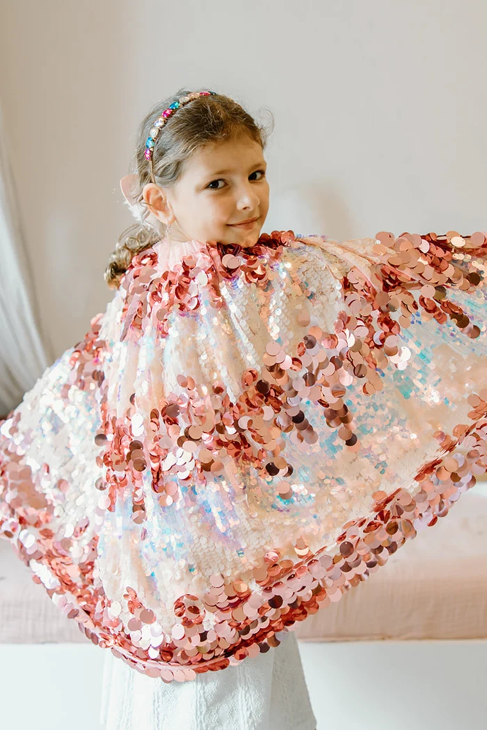 Cape à sequins "5th avenue" 4-6 ans