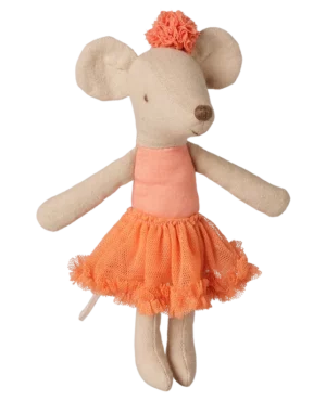 Souris grande soeur ballerine Corail